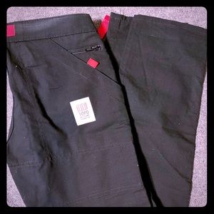 Topo Designs Mountain Pant women black red XS